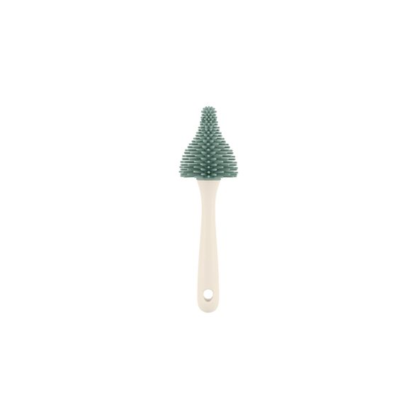KIKKABOO KARTÁČE NA LÁHVE 3 KS SE STOJANEM PLATINUM SILICONE SAGE - ODKAPÁVAČE - KRMENÍ