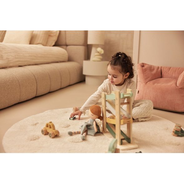 JOLLEIN KŘESLO DĚTSKÉ BEANBAG CORDUROY WILD ROSE - KŘESÍLKA - SPINKÁNÍ