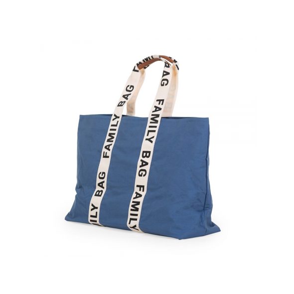 CHILDHOME CESTOVNÍ TAŠKA FAMILY BAG CANVAS INDIGO - PŘEBALOVACÍ TAŠKY - KOČÁRKY A PŘÍSLUŠENSTVÍ