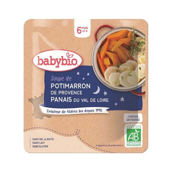 BABYBIO DÝŇOVÁ POLÉVKA S PASTINÁKEM 190 G - MASO/ZELENINA - KRMENÍ