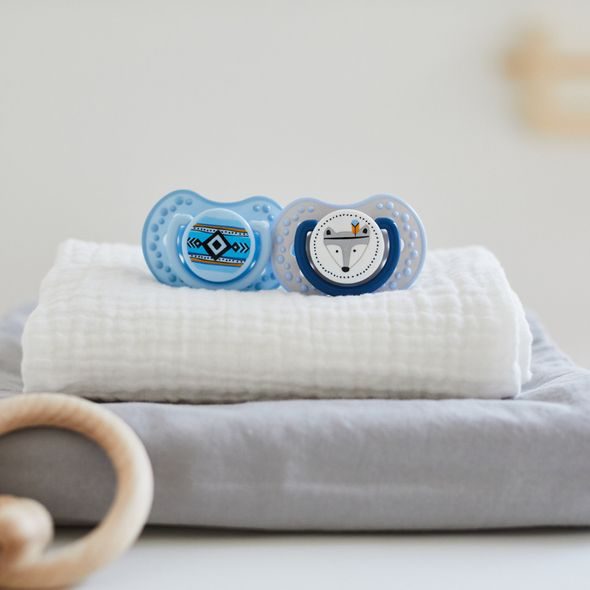 LOVI DUDLÍK SILIKONOVÝ DYNAMICKÝ 3-6M INDIAN SUMMER 2KS BOY - ŠIDÍTKA A DOPLŇKY - KRMENÍ