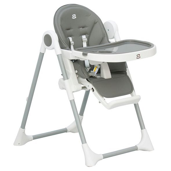 SCARLETT JÍDELNÍ ŽIDLIČKA ROSA ŠEDÁ - JÍDELNÍ ŽIDLIČKY PLASTOVÉ - KRMENÍ