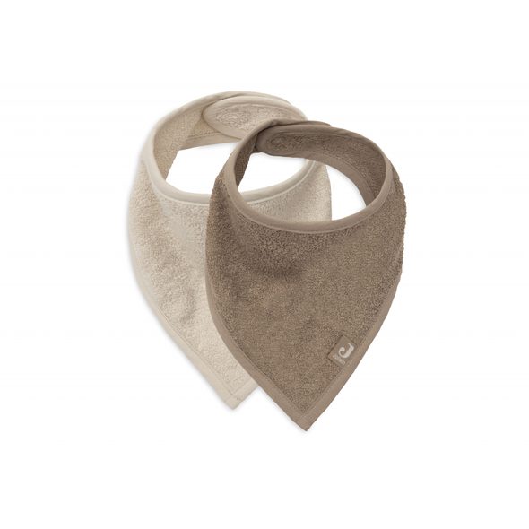 JOLLEIN BRYNDÁČEK BANDANA 2KS SAND / MILKY COFFEE - BRYNDÁKY - KRMENÍ