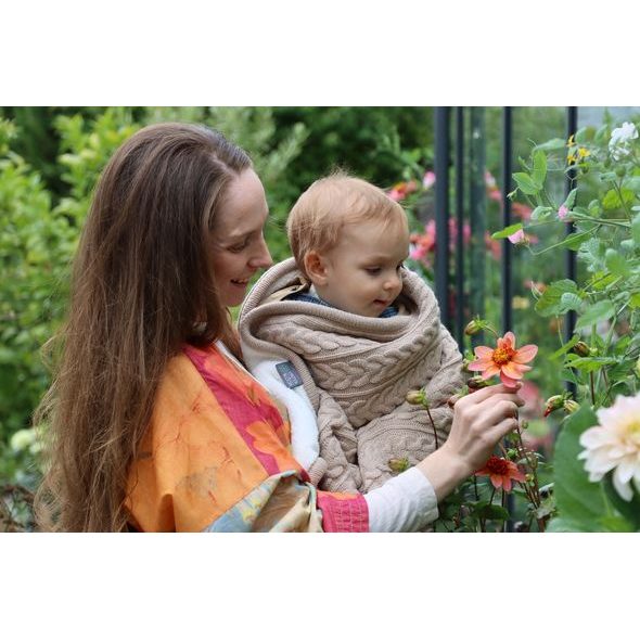 VINTER & BLOOM DEKA CUDDLY SAND BEIGE - DĚTSKÉ DEKY PRO MIMINKA - SPINKÁNÍ