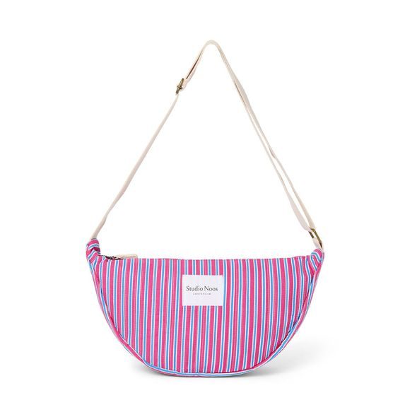 STUDIO NOOS POPLIN ADULT FANNY KABELKA RASPBERRY STRIPED - DOPLŇKY - PRO MAMINKY