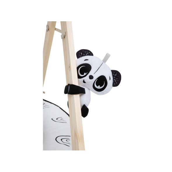 TINY LOVE HRACÍ DEKA S DŘEVĚNOU HRAZDOU BLACK & WHITE - HRACÍ DEKY - PRO DĚTI