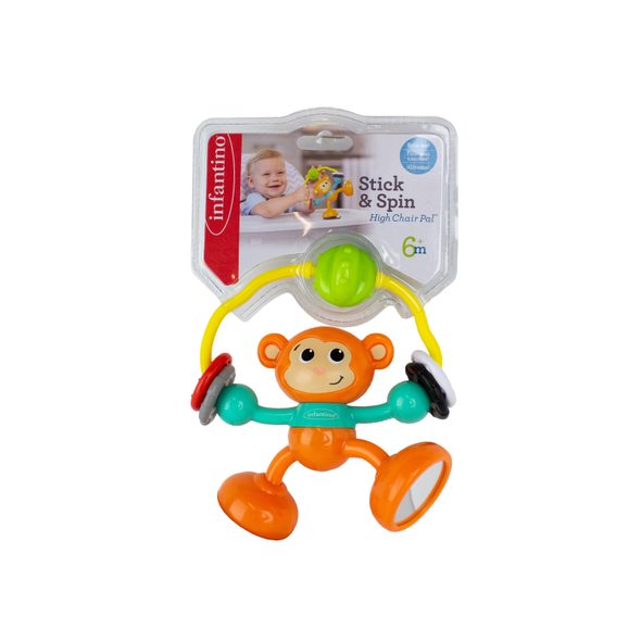 INFANTINO OPIČKA S PŘÍSAVKOU - HRAČKY S PŘÍSAVKOU - PRO DĚTI