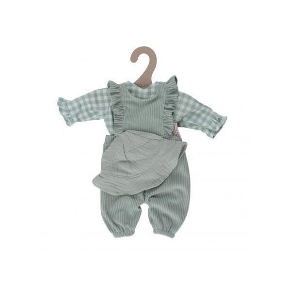 LITTLE DUTCH OBLEČENÍ NA PANENKU BABY GREEN CHECK - PANENKY A KOČÁRKY - PRO DĚTI