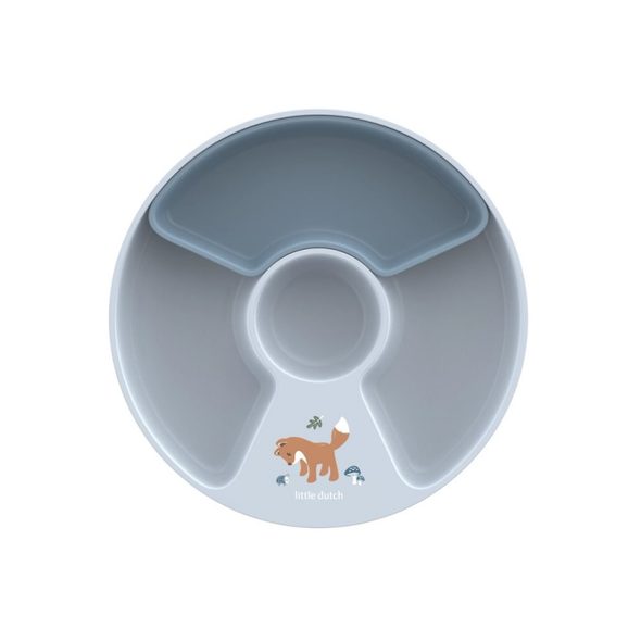 LITTLE DUTCH DĚTSKÝ TALÍŘ DĚLENÝ FOREST FRIENDS - MISKY, TALÍŘKY A PODLOŽKY - KRMENÍ