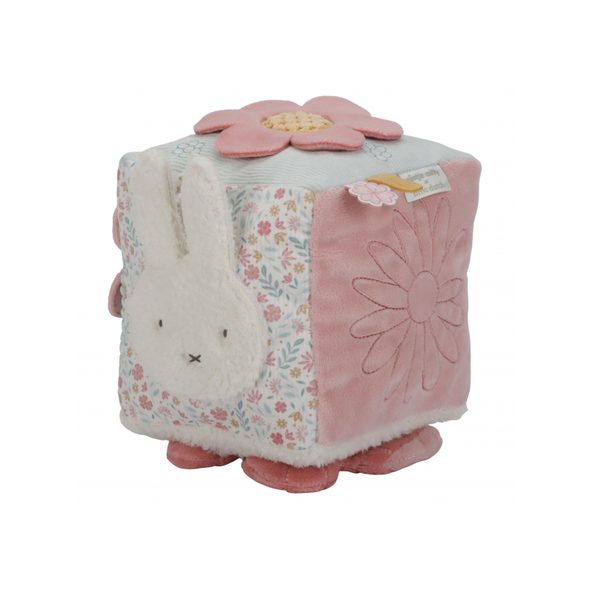 LITTLE DUTCH KOSTKA TEXTILNÍ S AKTIVITAMI KRÁLÍČEK MIFFY LUCKY BLOSSOM - MIFFY - PRO DĚTI