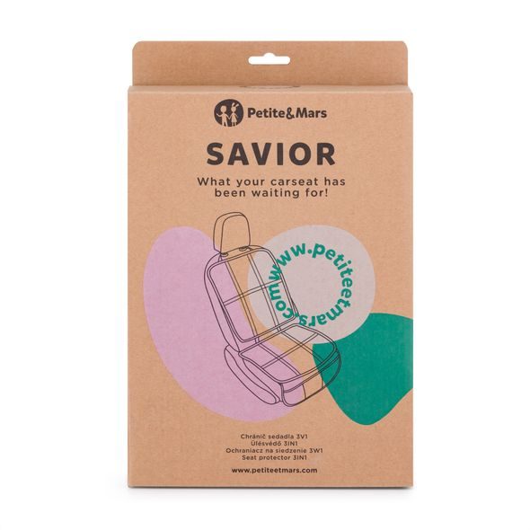 PETITE&MARS CHRÁNIČ SEDADLA SAVIOR 3V1 ABSOLUTE BLACK - CHRÁNIČE SEDADLA - AUTOSEDAČKY A PŘÍSLUŠENSTVÍ