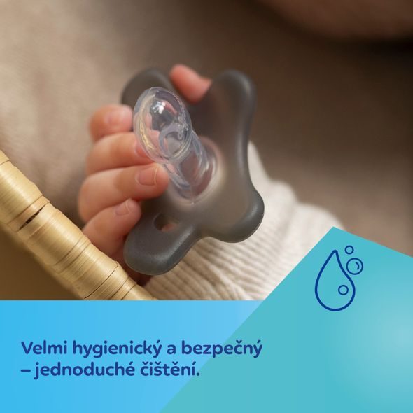 CANPOL BABIES DUDLÍK 100% SILIKONOVÝ SYMETRICKÝ 6-12M 1KS ZELENÝ - ŠIDÍTKA A DOPLŇKY - KRMENÍ