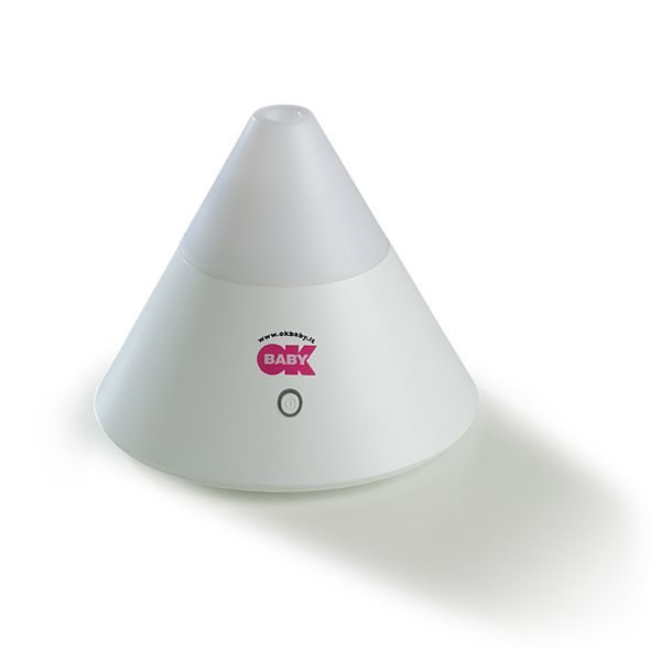 OK BABY BLUE AROMA LE JUS ZVLHČOVAČ/AROMA LAMPA ULTRASOUND - ZVLHČOVAČE A ČISTIČKY VZDUCHU - SPINKÁNÍ