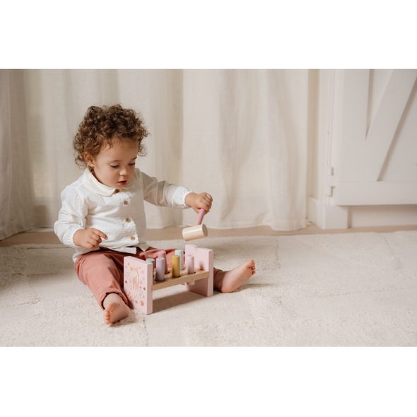 LITTLE DUTCH ZATLOUKAČKA DŘEVĚNÁ FAIRY GARDEN - MOTORICKÉ A HRY - PRO DĚTI