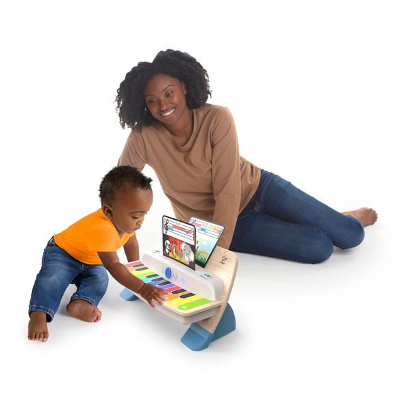 BABY EINSTEIN HRAČKA DŘEVĚNÁ HUDEBNÍ PIANO TOGETHER IN TUNE PIANO CONNECTED MAGIC TOUCH HAPE 12M+ - HUDEBNÍ - PRO DĚTI