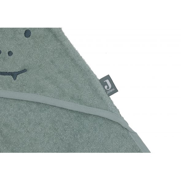 JOLLEIN OSUŠKA S KAPUCÍ FROTÉ 75X75CM JUNGLE JAMBO CROCO - OSUŠKY A DĚTSKÉ ŽUPANY - KOUPÁNÍ A ZDRAVÍ