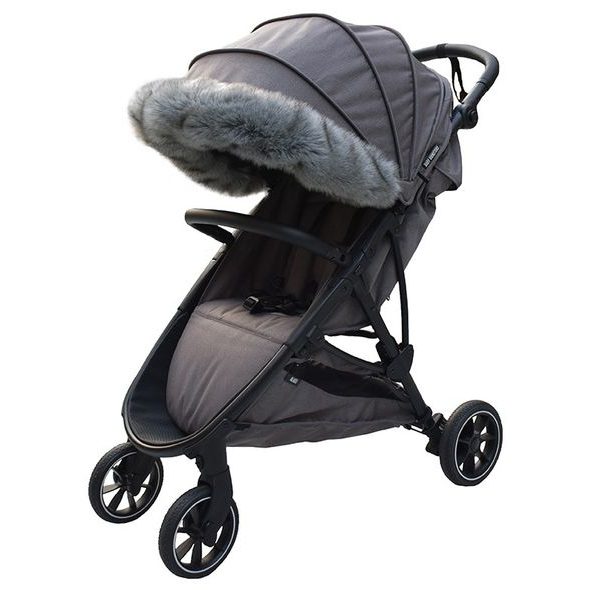 BEZTROSKA KOŽEŠINOVÝ LEM NA STŘÍŠKU, GREY - KOŽEŠINY NA BOUDIČKU - KOČÁRKY A PŘÍSLUŠENSTVÍ