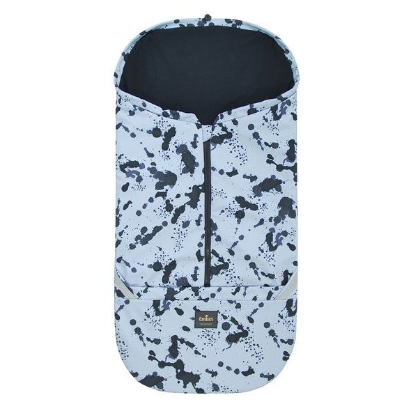 EMITEX FUSAK 2V1 COCOON SOFTSHELL BLUE SPLASH - FUSAKY DO KOČÁRKU - KOČÁRKY A PŘÍSLUŠENSTVÍ