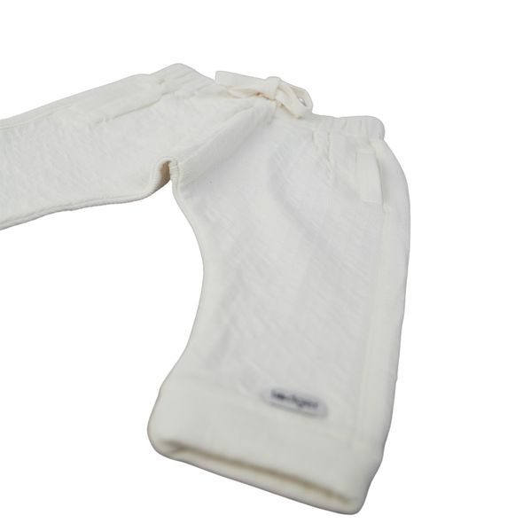 LODGER JOGGER FOLKLORE SOLID CLOUD DANCER 68 - KALHOTKY A TEPLÁČKY - PRO DĚTI