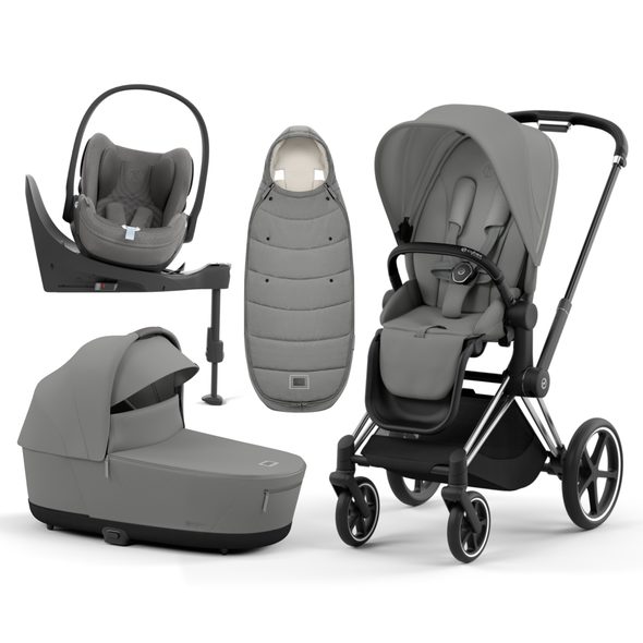 CYBEX PRIAM 4.0 2023 SADA WINTER 6V1 CHROME BLACK PODVOZEK + POTAH SEZENÍ + KORBA LUX + CLOUD T PLUS + BASE T + FUSAK DO KOČÁRKU - KOMBINACE S PŘÍSLUŠENSTVÍM - KOČÍKY A PRÍSLUŠENSTVO