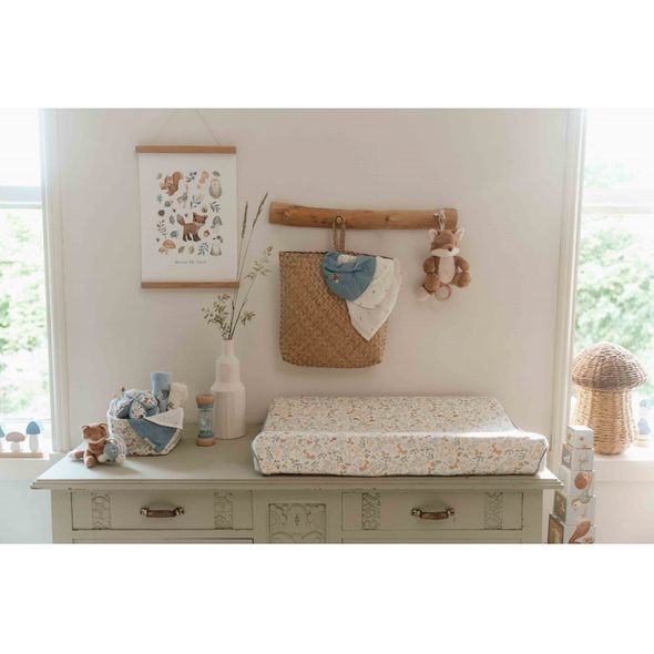 LITTLE DUTCH PLENY 70X70CM FOREST ADVENTURE & DENIM BLUE 2 KS - LÁTKOVÉ PLENY SKLÁDANÉ - PŘEBALOVÁNÍ