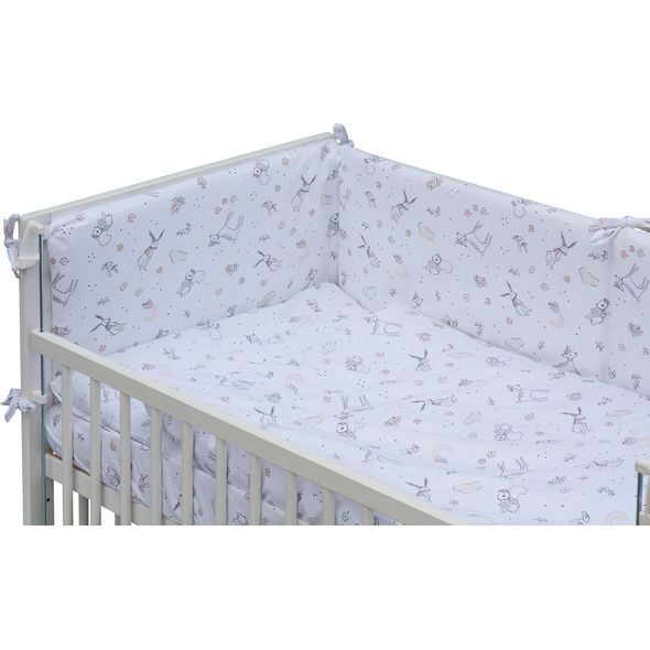 SCARLETT DĚTSKÁ POSTÝLKA S KOMPLETNÍ VÝBAVOU SCARLETT 120 X 60 CM - LUKA - DŘEVĚNÉ POSTÝLKY - SPINKÁNÍ