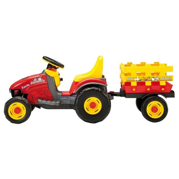 PEGPÉREGO FARM ANIMALS A BACKHOE LOADER 6V - ELEKTRICKÁ VOZÍTKA - PRO DĚTI