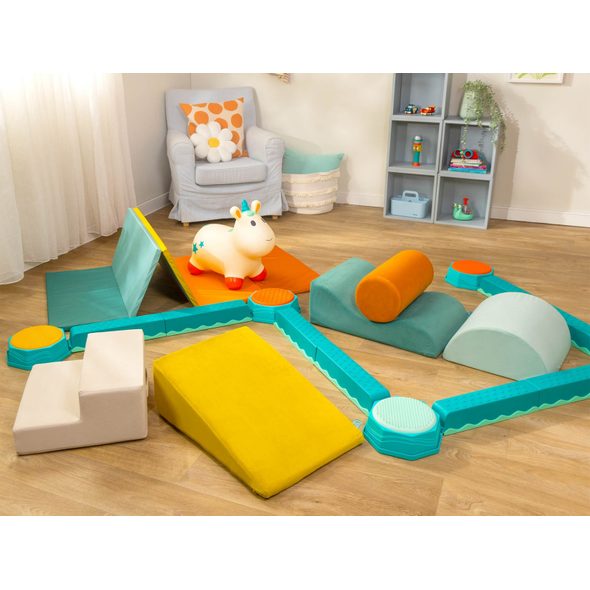 B-TOYS PĚNOVÉ TVARY MAXI SE SCHŮDKY WONDERSHAPES 3 KS - HRACÍ PODLOŽKY NA ZEM - SPINKÁNÍ