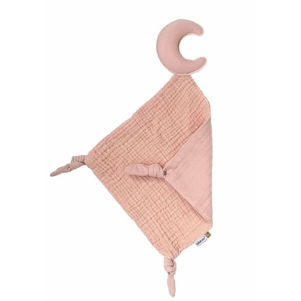 BEBE-JOU MUŠELÍNOVÝ MAZLÍCÍ UBROUSEK PURE COTTON PINK - USÍNÁČCI MAZLÍCÍ - PRO DĚTI