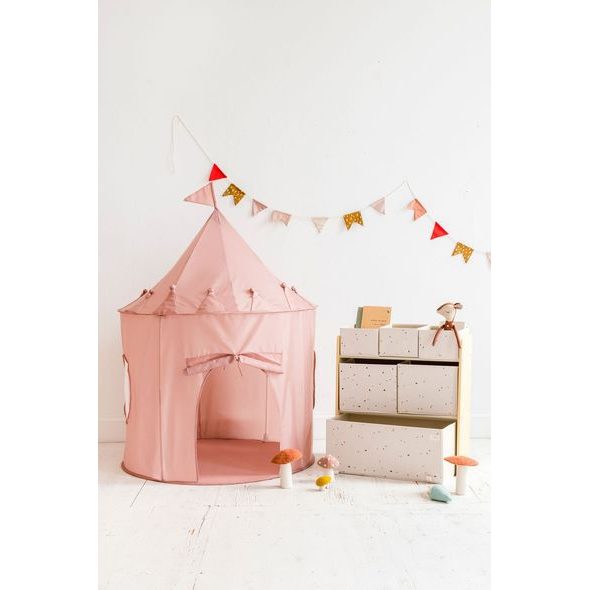 3 SPROUTS DĚTSKÝ STAN RECYCLED MISTY PINK - HRACÍ DOMEČKY - SPINKÁNÍ