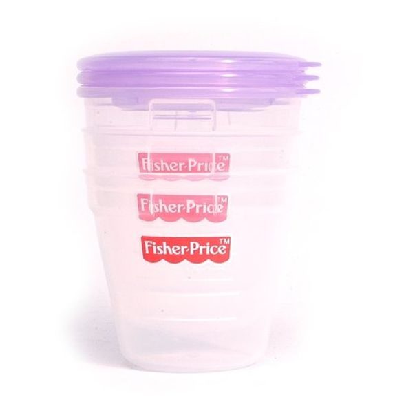 FISHERPRICE - KELÍMEK S VÍČKEM 180ML 3KS - KOJENECKÉ LAHVE - KRMENÍ