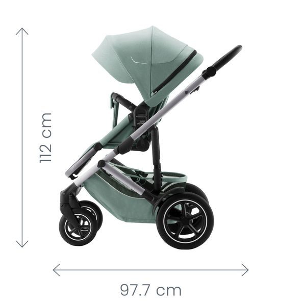 BRITAX-RÖMER SET KOČÁREK SMILE 5Z + HLUBOKÁ KORBA STYLE - DVOJKOMBINACE - KOČÁRKY A PŘÍSLUŠENSTVÍ