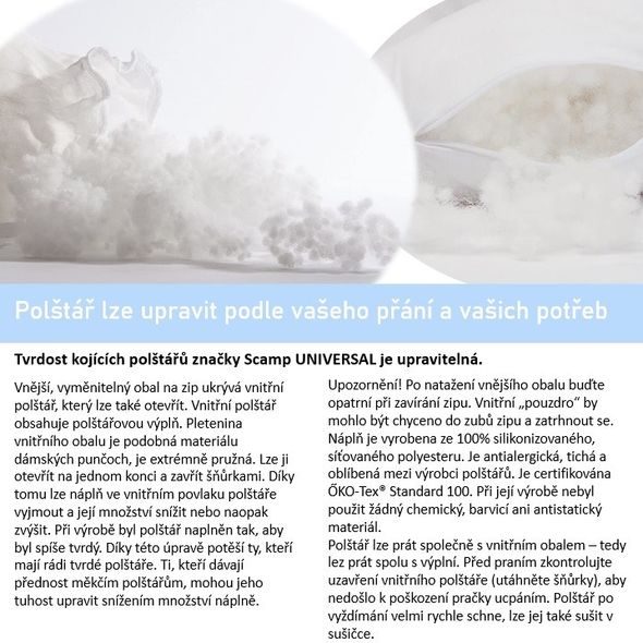 SCAMP KOJÍCÍ POLŠTÁŘ 155X30 (ROSASTARS) - KOJÍCÍ POLŠTÁŘE - KRMENÍ