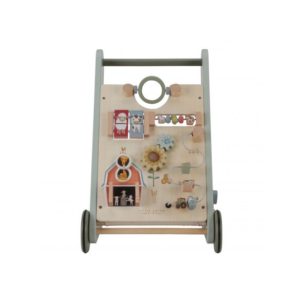 LITTLE DUTCH CHODÍTKO S AKTIVITAMI DŘEVĚNÉ FARMA - CHODÍTKA - PRO DĚTI