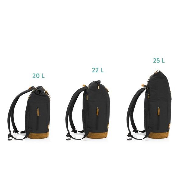 FILLIKID BATOH NA PLENY BERLIN BLACK MELANGE - PŘEBALOVACÍ BATOHY - KOČÁRKY A PŘÍSLUŠENSTVÍ