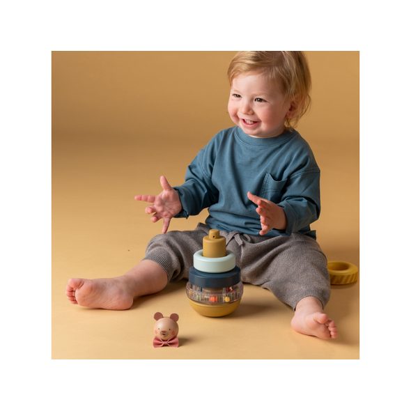 TAF TOYS PYRAMIDA MEDVĚD - STOHOVACÍ HRAČKY - PRO DĚTI