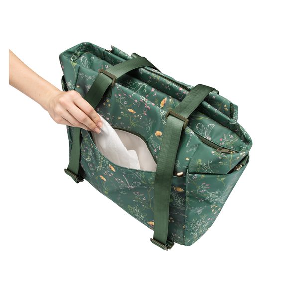 KIKKABOO PŘEBALOVACÍ TAŠKA FLORENCE SECRET GARDEN GREEN - PŘEBALOVACÍ TAŠKY - KOČÁRKY A PŘÍSLUŠENSTVÍ