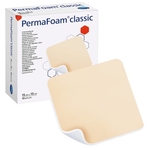 HARTMANN PERMAFOAM CLASSIC 15 X 15 CM 10 KS - NÁPLASTI - KOUPÁNÍ A ZDRAVÍ