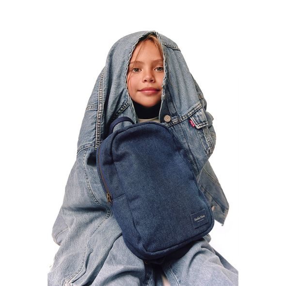 STUDIO NOOS DENIM MINI BACKPACK - BATŮŽEK | DARK BLUE - BATOHY A TAŠKY - PRO DĚTI