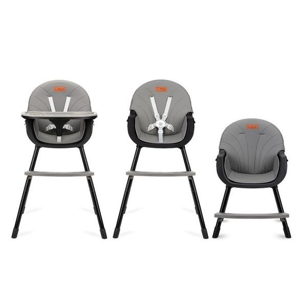 MOMI JÍDELNÍ ŽIDLIČKA JUA ČERNÁ - JÍDELNÍ ŽIDLIČKY PLASTOVÉ - KRMENÍ