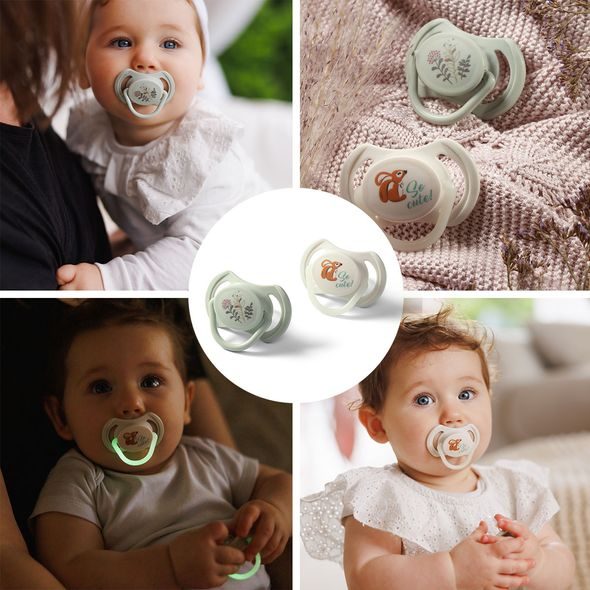 BABYONO DUDLÍKY SILIKONOVÉ SYMETRICKÉ 6-18M, 2 KS - ŠIDÍTKA A DOPLŇKY - KRMENÍ