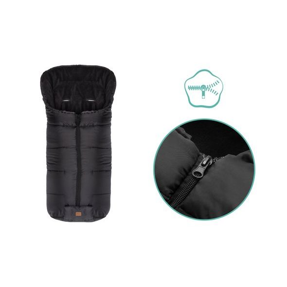 FILLIKID FUSAK ZIMNÍ ECO BIG BLACK - FUSAKY DO KOČÁRKU - KOČÁRKY A PŘÍSLUŠENSTVÍ
