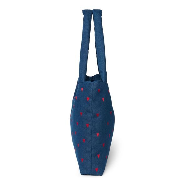 STUDIO NOOS DENIM MOM BAG | DARK BLUE RED HEARTS - DOPLŇKY - PRO MAMINKY