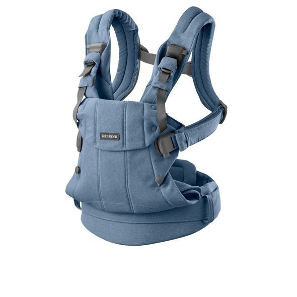 BABYBJORN BABYBJORN NOSÍTKO HARMONY WOVEN LIGHT BLUE MÉLANGE - ERGONOMICKÁ NOSÍTKA - NOŠENÍ & SPORT