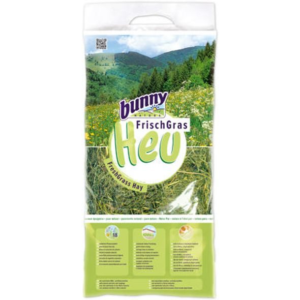 BUNNY NATURE BUNNY NATURE SENO FRESHGRASS 750 G - KRMIVO - CHOVATELSKÉ POTŘEBY MALVÍKZOO