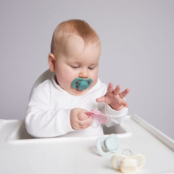 B.BOX DUDLÍKY SILIKONOVÉ DO 6M, 2KS - SAGE/VANILLA - ŠIDÍTKA A DOPLŇKY - KRMENÍ