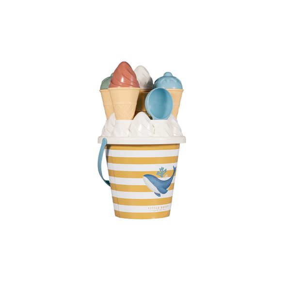 LITTLE DUTCH SADA NA PÍSEK KYBLÍK SE ZMRZLINOU OCEAN DREAMS BLUE - HRAČKY NA PÍSEK - PRO DĚTI