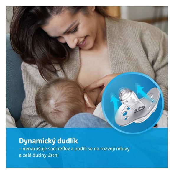 LOVI DUDLÍK SILIKONOVÝ DYNAMICKÝ HEY 0-3M 2KS BOY - ŠIDÍTKA A DOPLŇKY - KRMENÍ