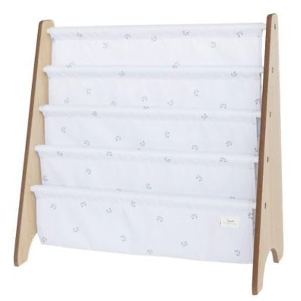 3 SPROUTS STOJAN NA KNÍŽKY RECYCLED BLUEBERRY/IVORY - DEKORACE A POLIČKY - SPINKÁNÍ