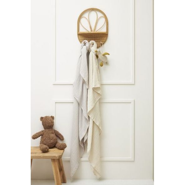 MEYCO MUŠELÍNOVÉ PLENY 2-BALENÍ SOFT SAND/GREIGE - ZAVINOVACÍ PLENY / OSUŠKY VELKÉ - PŘEBALOVÁNÍ